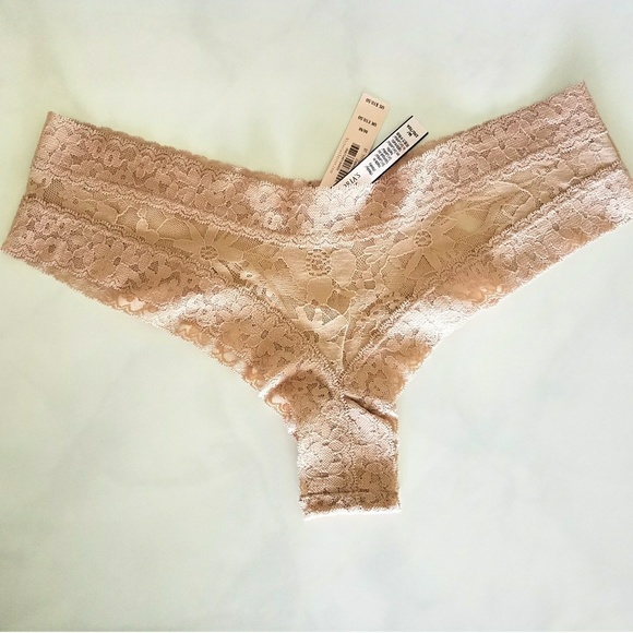 Victoria's Secret Other - NWT 💙 VS Lacie Floral Cheeky in Nude